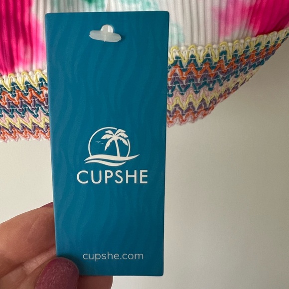 Cupshe Tie Dye Two Piece Swimsuit - Picture 7 of 8